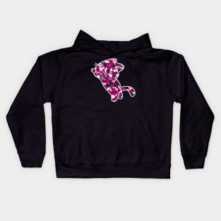 Cat Jewel Art - Stay Pawsitive (pink) Kids Hoodie